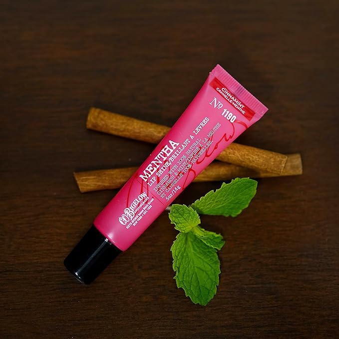 C.O. Bigelow Cinnamint Mentha Lip Shine Balm Tubes, Pack of 3 Lip Gloss