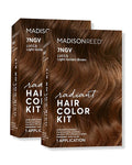 Madison Reed Radiant Hair Color Kit - 7NGV Light Golden Brown (Lucca Brown), Permanent Hair Dye, Dimensional Gray Hair Blending | PPD-Free & Ammonia-Free, 2 Pack