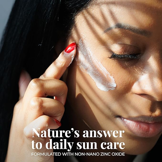 Amallow - Tallow Sun Balm with Zinc Oxide - Tinted Mineral Sun Balm with Cocoa Powder - Natural, Non-Nano Zinc Oxide, Organic Oils - No White Cast - Handcrafted in the USA - 4 oz
