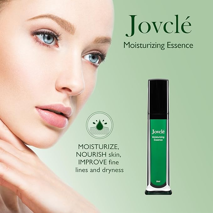 Jovclé Travel Skin Care Set, Hydrating Essence, Moisturizing Cream & Ice Mask Trio, Herbal Skincare Kit for All Skin Types, Compact and TSA-Friendly, 0.15 fl. oz