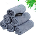 Face Wash Cloths 6 Pack,Reusable Makeup Remover Towel,10''x10'',Slate Blue