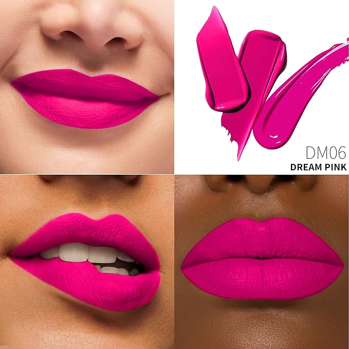 Depuplum 3Pc Matte Liquid Lipsticks for Women Long Lasting Lip Stick