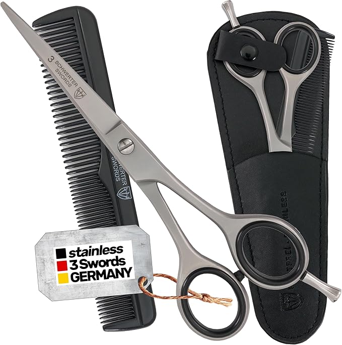 3 Swords Germany - Brand quality professional HAIR scissors, extra sharp