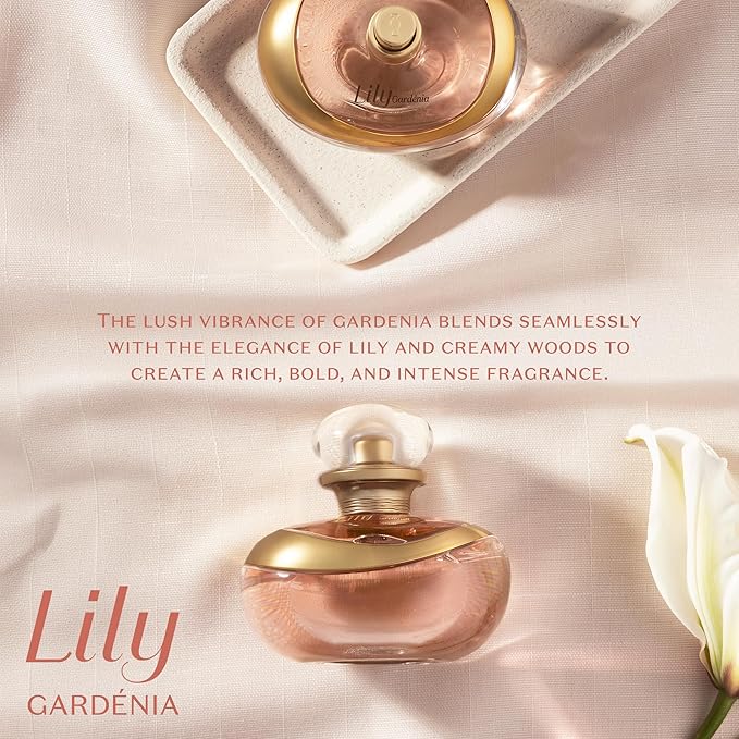 O BOTICARIO Lily Gardenia Women's Perfume, 2.5 oz