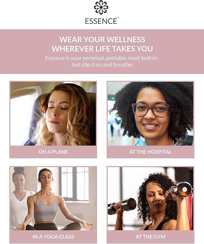 Essence Wearable Aromatherapy Nasal Diffuser – Allergy Relief Essential Oil