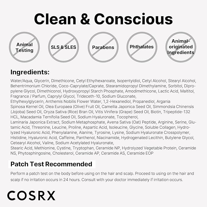 COSRX PEPTIDE 132 Hair Care Kit, Scalp Care Shampoo, Treatment & Serum