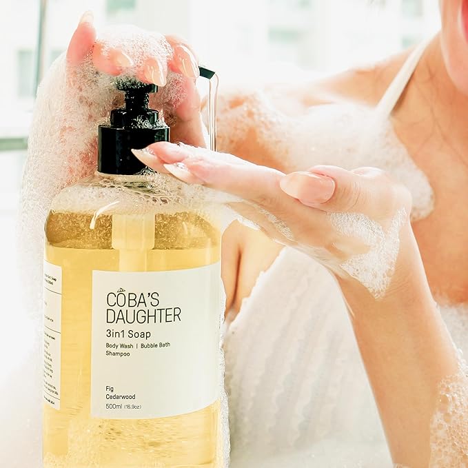 COBA'S DAUGHTER 3-in-1 Soap | Bubble Bath, Body Wash & Hand Wash 16.9oz