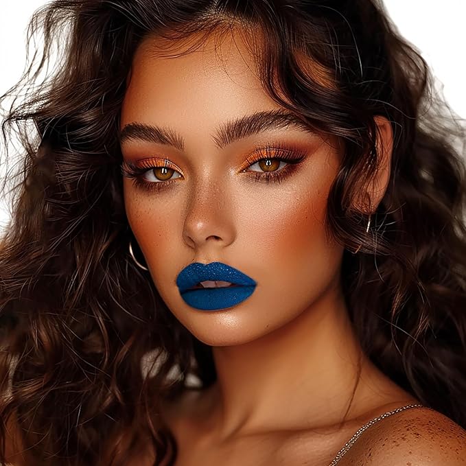 Depuplum Blue Lipstick Matte for Women Super Stay Long Lasting Lipstick