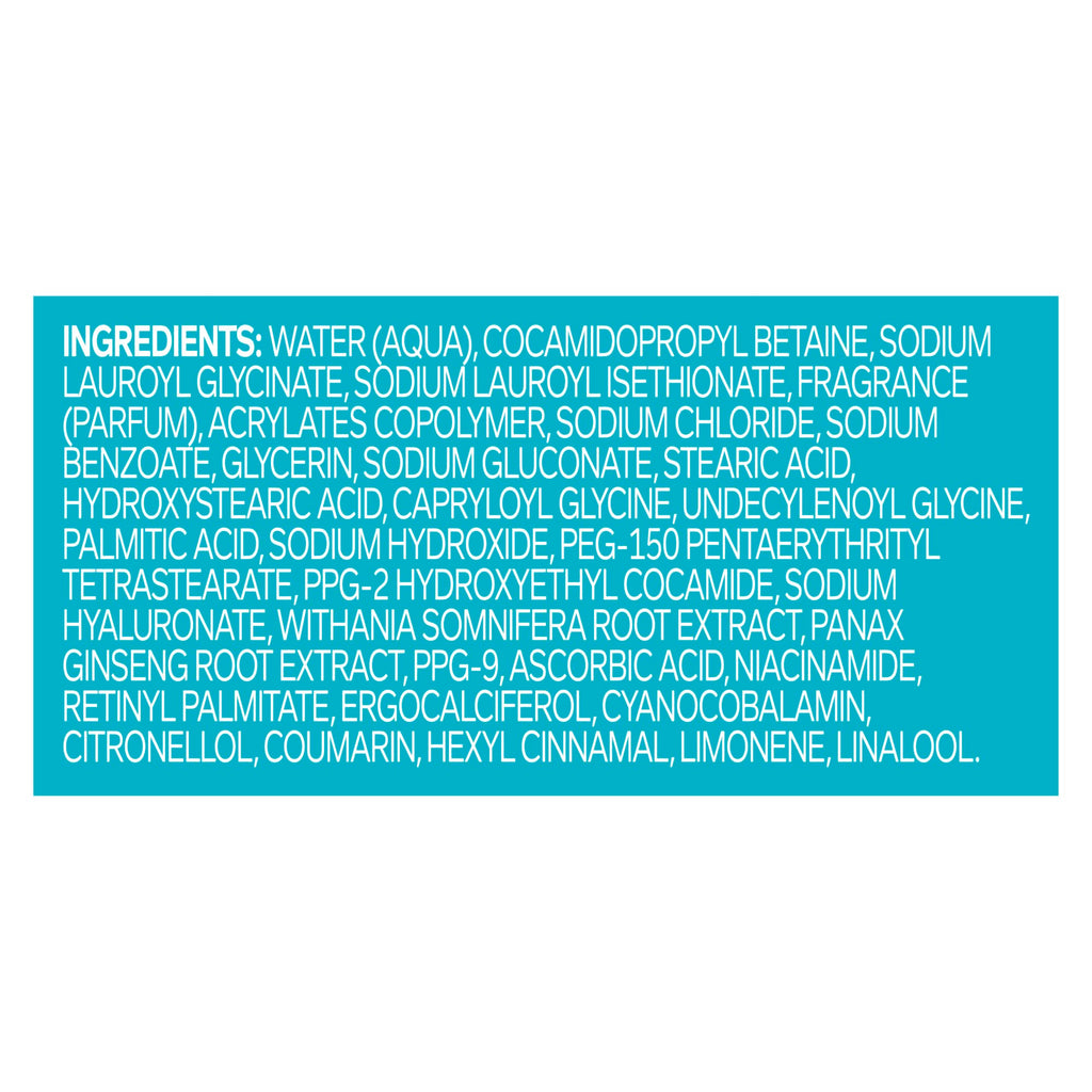 OLLY Calm Body Wash Eucalyptus Amber 17oz with Hyaluronic Acid