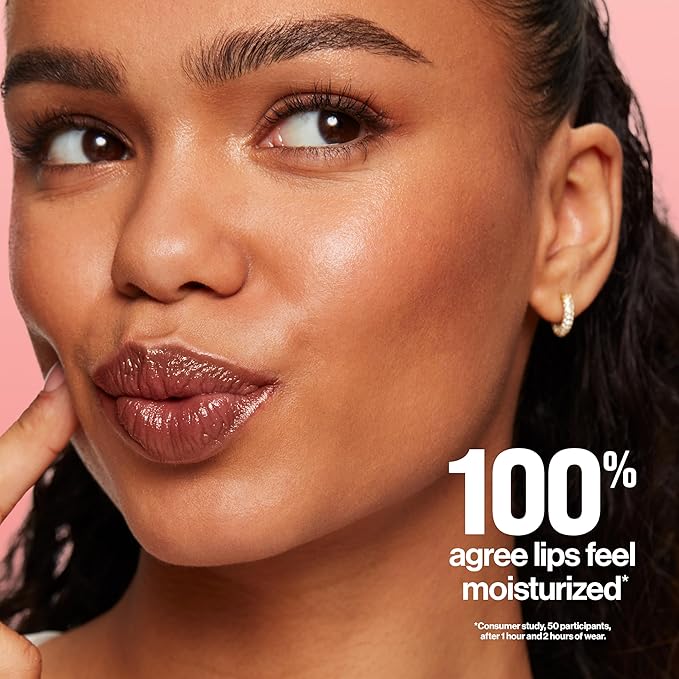 REVLON Super Lustrous Glass Shine Balm, Hydrating Tinted Lipstick, Sheer, Glossy Shiny Finish, 002 Pink Flip, 0.11 oz