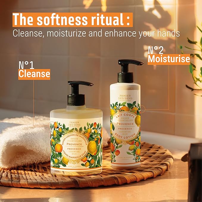Panier des Sens Provence Citrus Body & Hand Lotion Pump, 8.45 fl oz