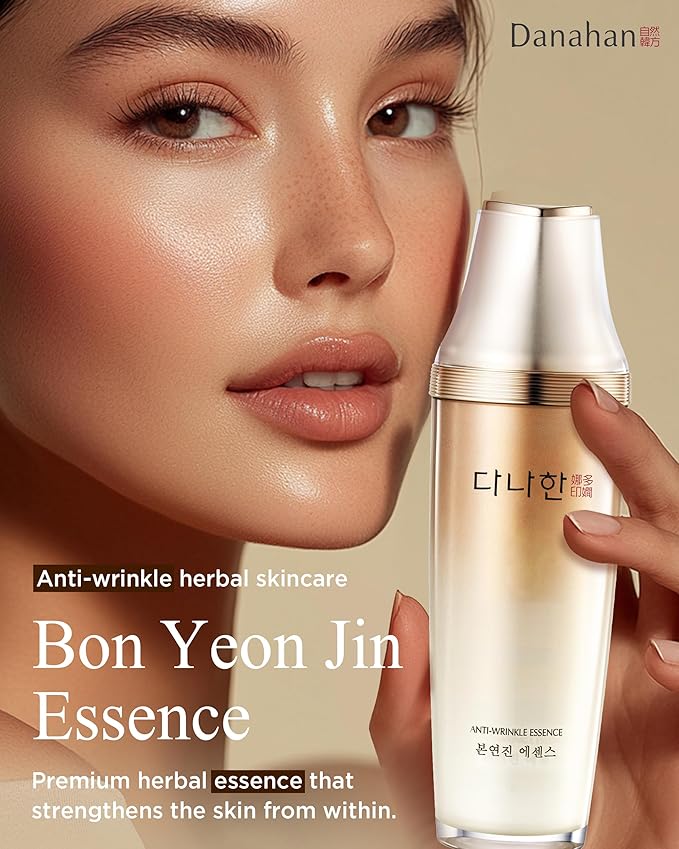 DANAHAN Bon Yeon Jin Red Ginseng Essence Serum Gift Set, Ceramide, 1.7 oz