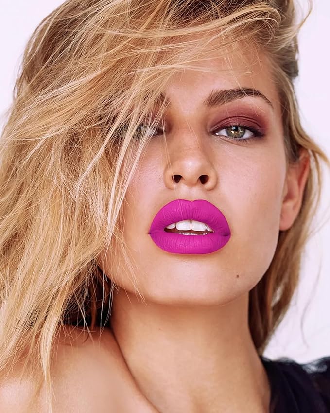 MAKI YIKA Hot Pink Lipstick Matte for Women Color Stay Long Lasting Lipsticks