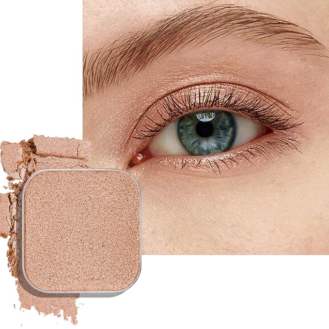 Fillwie Champagne Shimmer Eyeshadow Single Refill Pan - Champagne Gold