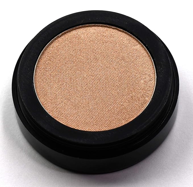 Pure Ziva Honey Glow Gold Naked Off White Nude Shimmering Shimmer Pressed Powder Single Vegan Eyeshadow; Talc, Paraben & Cruelty Free