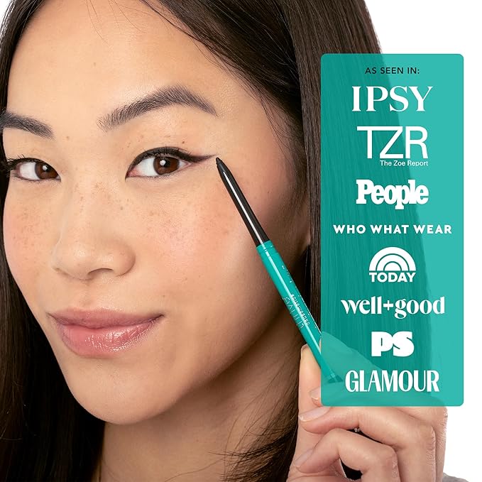 Thrive Causemetics Infinity Waterproof Eyeliner Pencil, Black Matte Shade