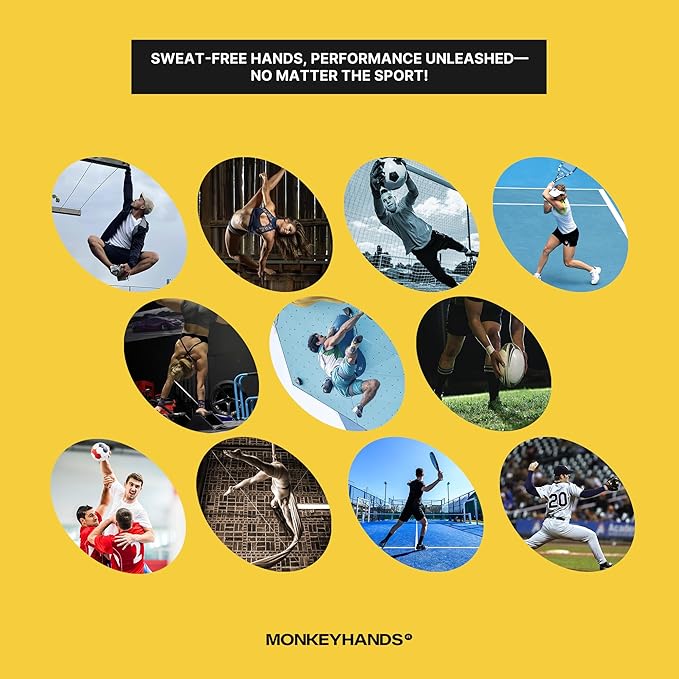 MONKEY HANDS Gel Grip Pole Dance, Calisthenics, Rings, Parkour, Gymnastics, Padel, Tennis and More - High Performance - Skin Friendly, Vegan, Without Parabens and Petrolatum - 100ml.