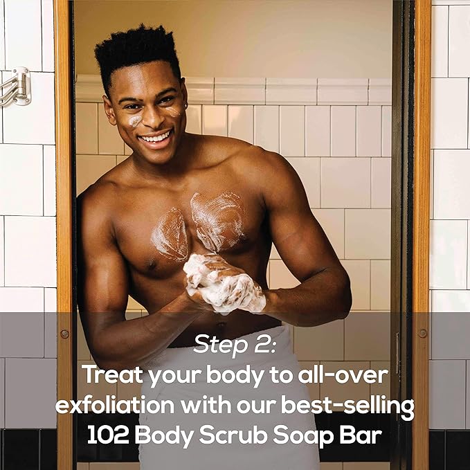 MARLOWE. Men's Skin Care Set, Best Sellers Kit, Soap, Cleanser, Moisturizer