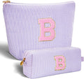Btffitting Gifts for Teen Girls Women - Birthday Gifts for 10 11 12 13 14 15 16 17 18 Years Old Girl,Makeup Bag Cosmetic Bag,Teacher Gift Trendy Stuff Toiletry Bag - Lavender,B