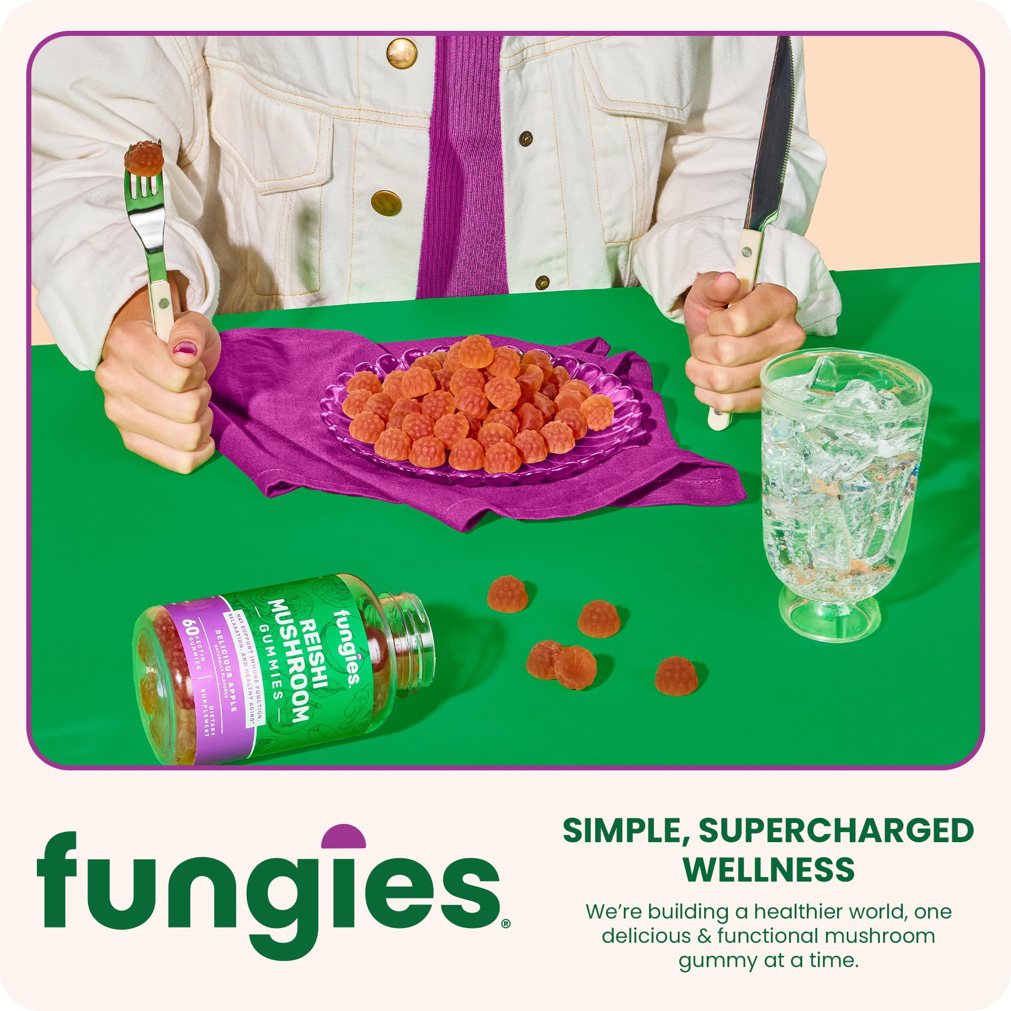 Fungies Reishi Mushroom Extract Gummies | 60 Count