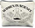 RYYCDOI Women's Science Makeup Bag - Teacher Gifts, Forensic & Environmental Science Cosmetic Pouch