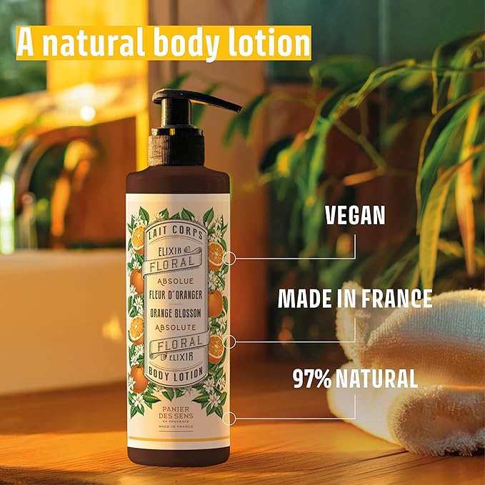 Panier des Sens Orange Blossom Body & Hand Lotion Pump, 8.45 fl oz