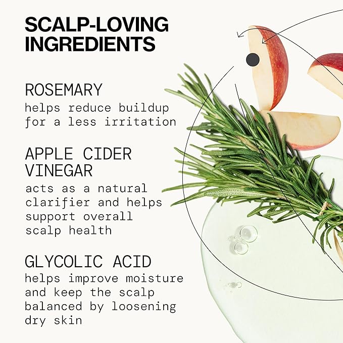 Pacifica Scalp Detox Tonic – Scalp Exfoliator with Glycolic & Salicylic Acid for Clarifying Build Up & Purifying – Infused with Rosemary to Support an Itchy, Dry Head – Vegan & Cruelty-Free – 5 oz