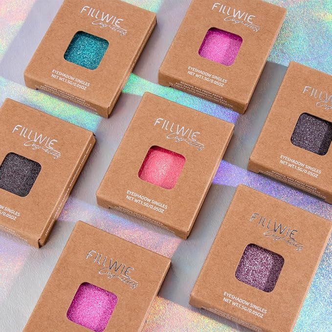 Chameleon Single Eyeshadow – Blue-Green Shimmer,Pressed Powder, Square Pan, Fits Magnetic Palettes,High Pigment, Smudge-Proof, Smooth Blend, All-Day Wear (Mermaid Flip)