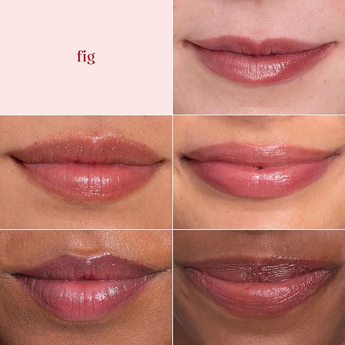 Burt's Bees Lip Shimmer Nude Collection, Tinted Lip Balm Stick, Moisturizing for All Day Hydration with Natural Glowy Pigmented Finish & Buildable Color, 3 Warm Shades, Value Pack, 0.09 oz., Three Tubes