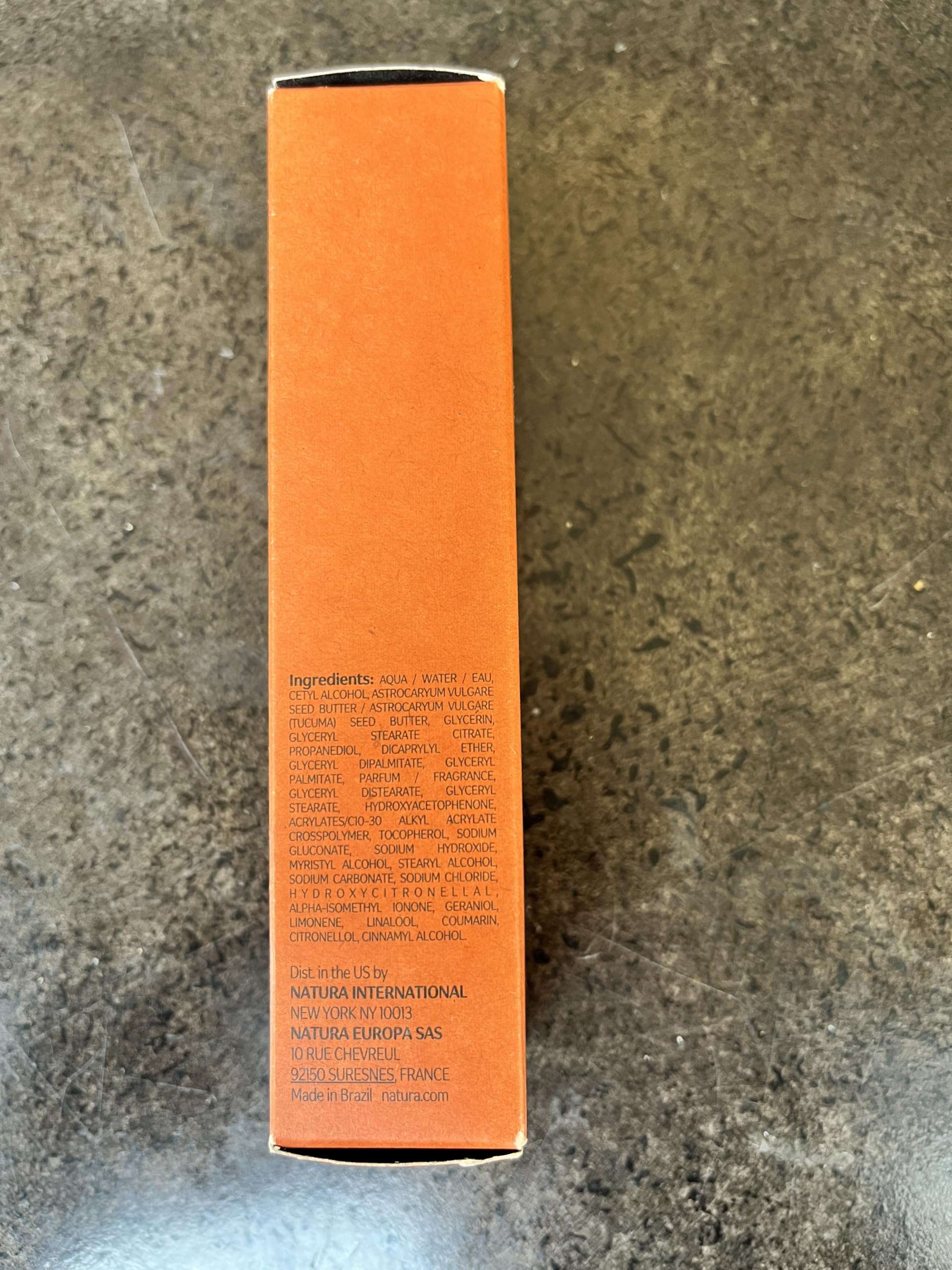 Natura – Tukumã Hyaluronic Acid Boosting Hand Cream Travel Size - Moisturize & Improve Skin Texture - Anti-Signs & Anti-Aging - Vegan Skin Care - Brazilian Beauty Secrets - 1.41oz (40g)