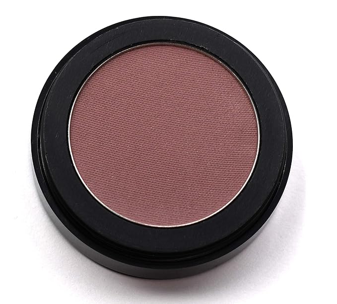 Pure Ziva Mauve Plum Matte Satin Velvet Pink Rose Purple Red Opaque Pressed Powder Single Eyeshadow; Talc, Paraben & Cruelty Free