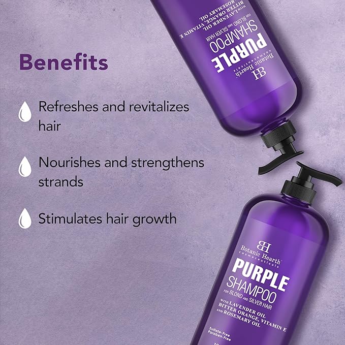 Botanic Hearth Purple Shampoo -16 Fl oz Each