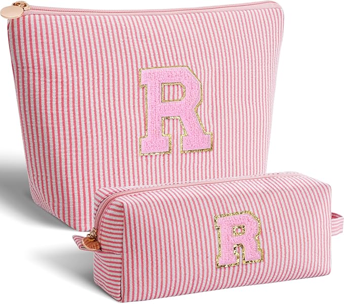 Btffitting Gifts for Teen Girls Women - Birthday Gifts for 10 11 12 13 14 15 16 17 18 Years Old Girl,Makeup Bag Cosmetic Bag,Teacher Gift Trendy Stuff Toiletry Bag - Peach,R