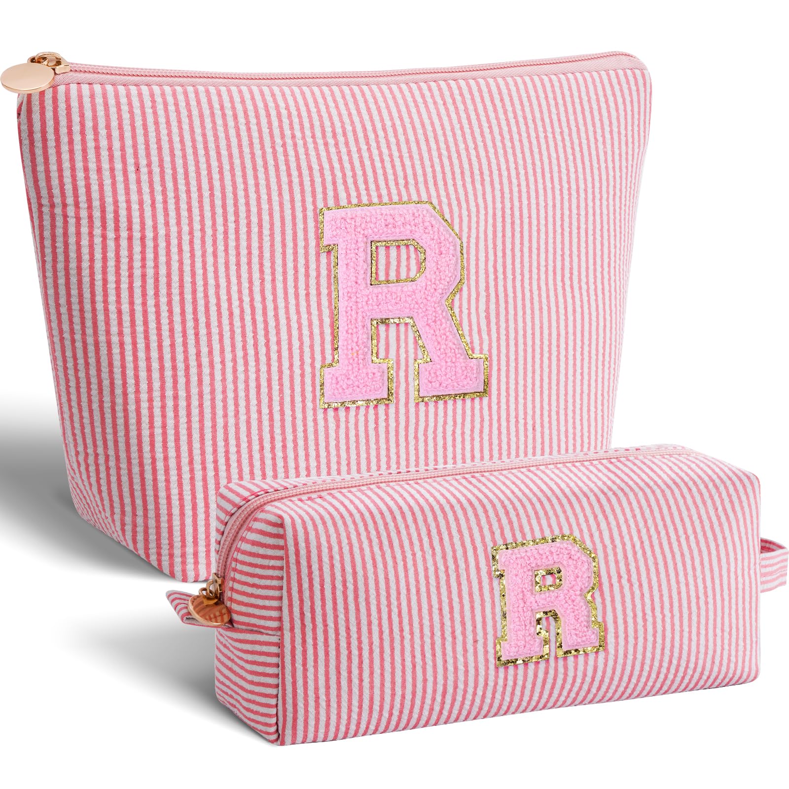 Btffitting Gifts for Teen Girls Women - Birthday Gifts for 10 11 12 13 14 15 16 17 18 Years Old Girl,Makeup Bag Cosmetic Bag,Teacher Gift Trendy Stuff Toiletry Bag - Peach,R