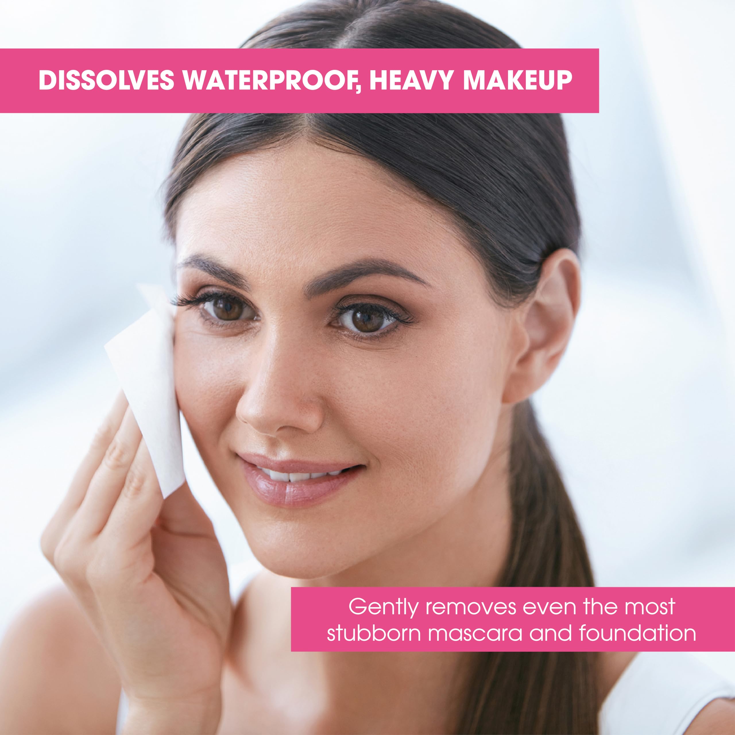 Diamond Wipes Face Cleansing & Waterproof Makeup Remover Wipes, 250 Count