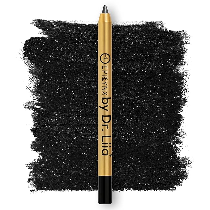 EPILYNX Waterproof Eyeliner Pencil, Smudge-Proof, Moonlight Black Shimmer