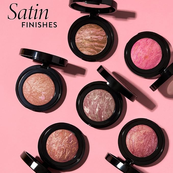LAURA GELLER NEW YORK Baked Blush-n-Brighten for Mature Skin - 12 Rosé All Day - Powder Blush Won't Settle into Fine Lines - Buildable Natural Finish – Longlasting Formula - Made in Italy