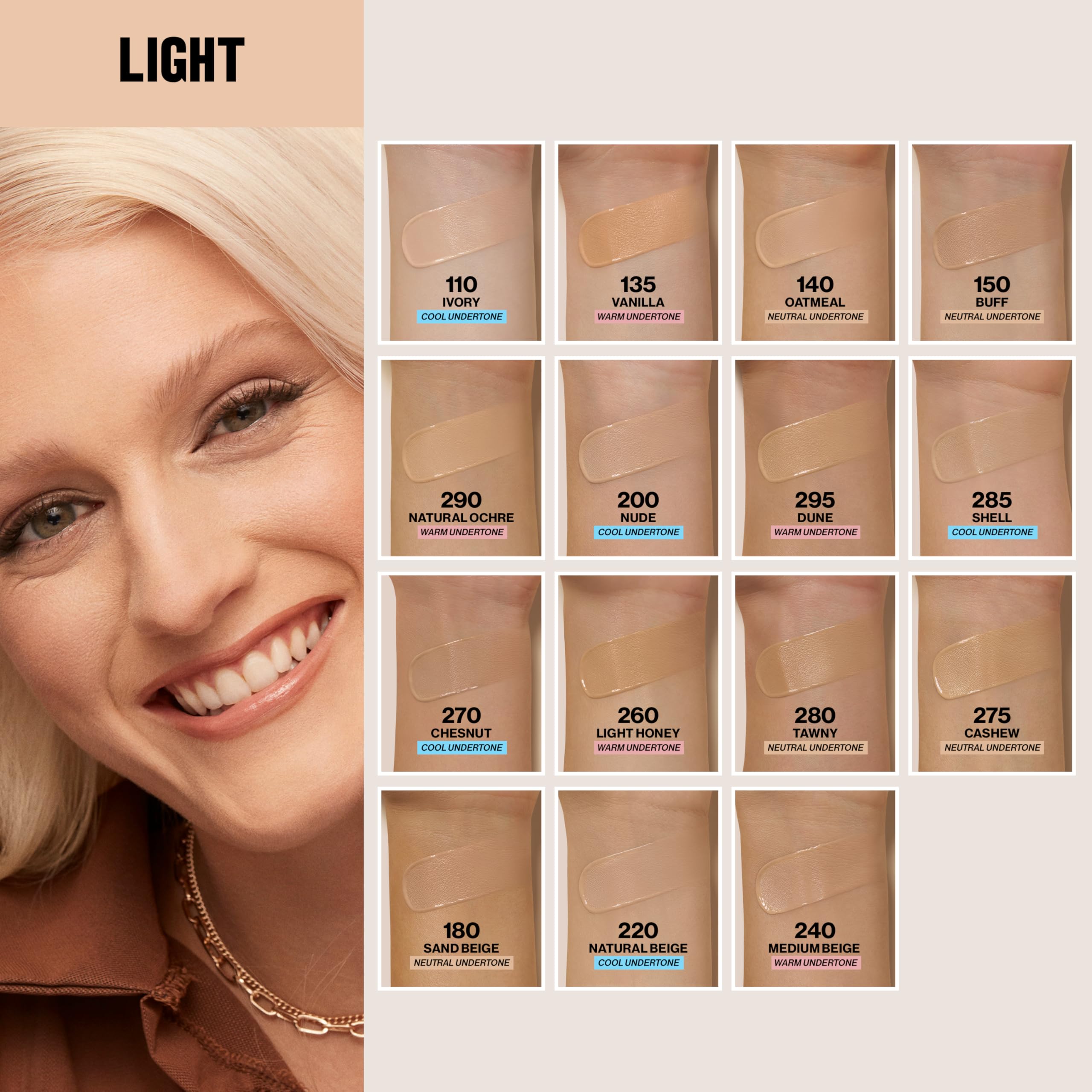 Revlon Liquid Foundation, ColorStay Face Makeup for Combination & Oily Skin, SPF 15, Medium-Full Coverage with Matte Finish, 280 Tawny, 1 Fl Oz