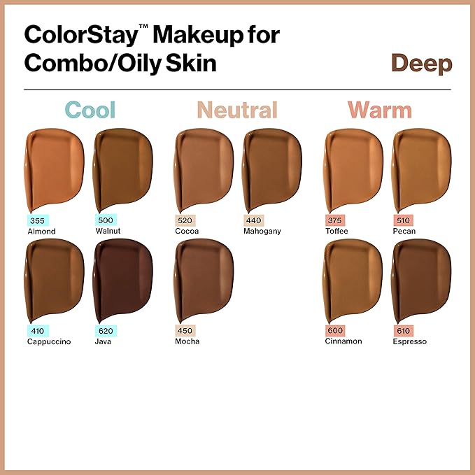 Revlon Colorstay Longwear Makeup Combo/Oily, 330 Natural Tan, 1 fl oz