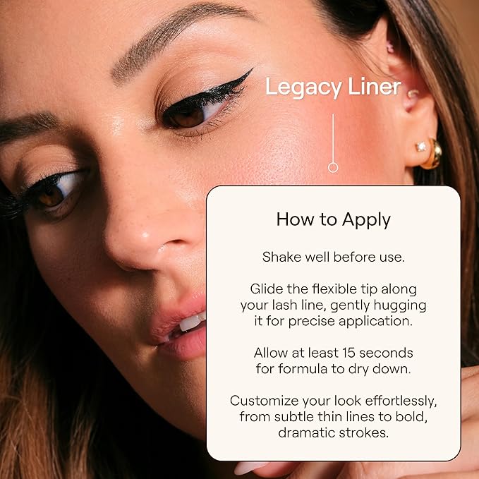 Live Tinted Legacy Liquid Eye Liner - Ultra-Black Waterproof Eyeliner