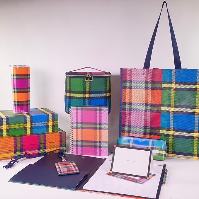 kate spade new york Clipboard Folio, Grand Plaid Duo