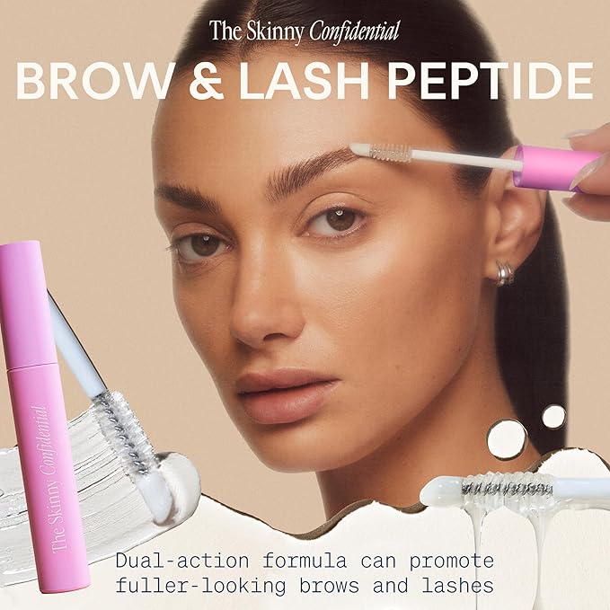 The Skinny Confidential Brow Peptide Eyebrow & Eyelash Styling Serum
