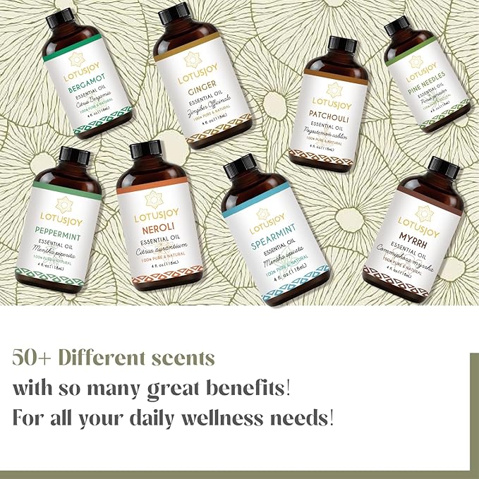 LOTUSJOY Myrrh Essential Oil, for Skin, Hair- 4 Oz
