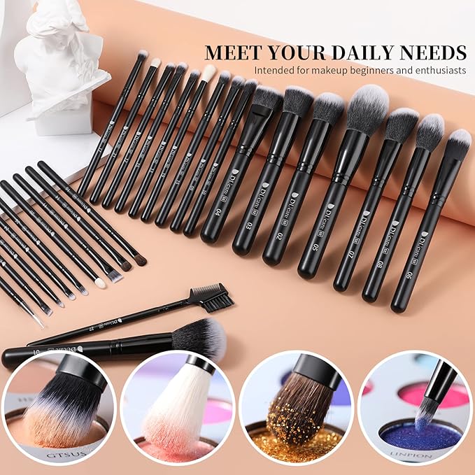 DUcare Professional Makeup Brushes Set 27Pcs