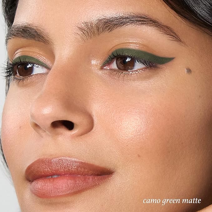 Julep When Pencil Met Gel Eyeliner – Waterproof, Long-Lasting, Smudge-Proof Liner for Everyday to Night Looks, Camo Green Matte