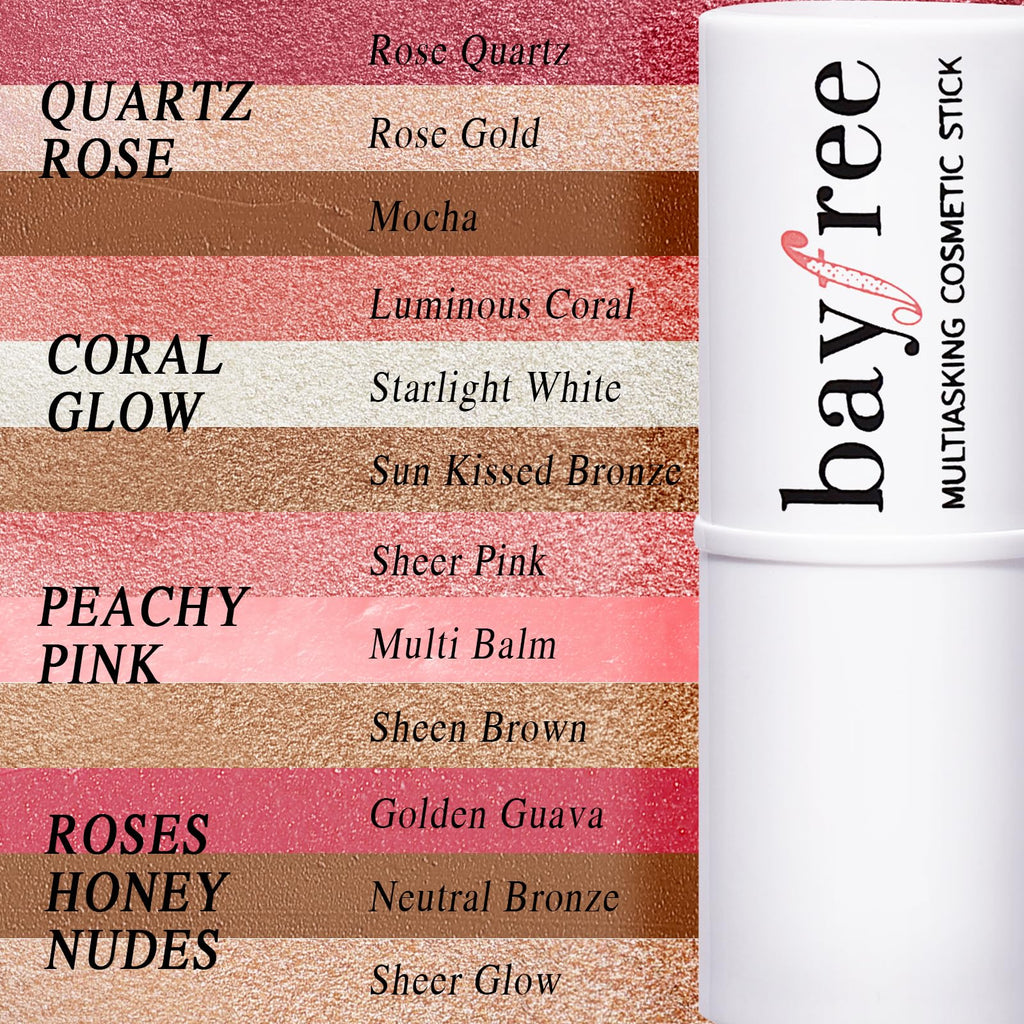 bayfree 3 PCS Cream Contour Stick Set, Bronzer Blush Highlighter Makeup