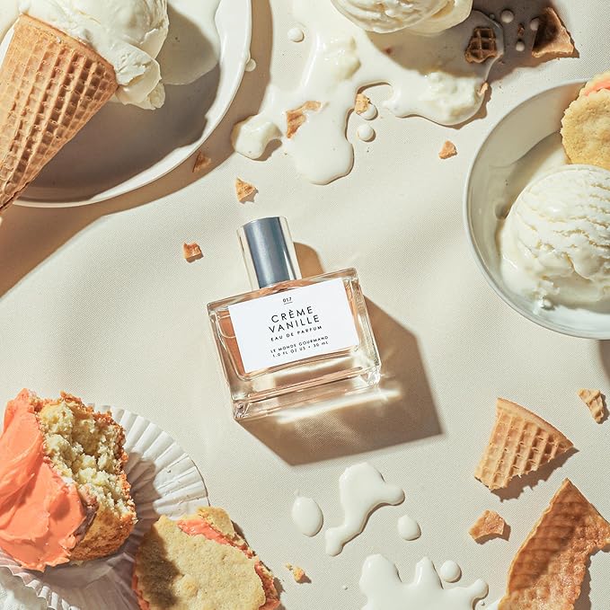 Le Monde Gourmand Crème Vanille Spray Eau de Parfum - Warm Vanilla, Jasmine, Amber Perfume Notes - 1 fl oz (30 ml)