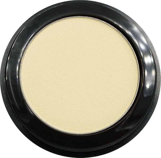 Pure Ziva Banana Creme Matte Yellow Gold Opaque Beige Pressed Powder Single Vegan Eyeshadow; Talc, Paraben & Cruelty Free