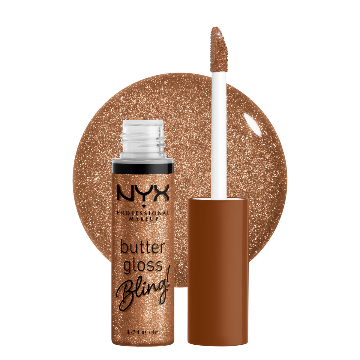 NYX PROFESSIONAL MAKEUP Butter Gloss, Non-Sticky Lip Gloss - Red Velvet (Deep Red)