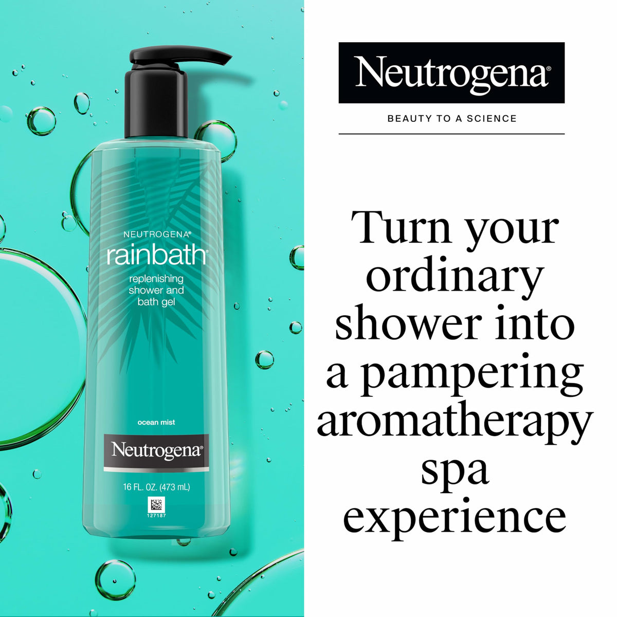 Neutrogena Rainbath Replenishing Shower & Bath Gel, Ocean Mist, 32 fl. oz